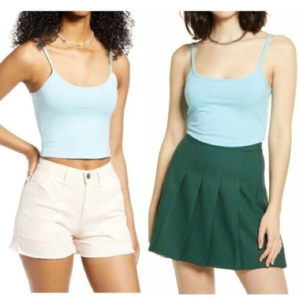 BP. Ribbed Knit Cropped Tank